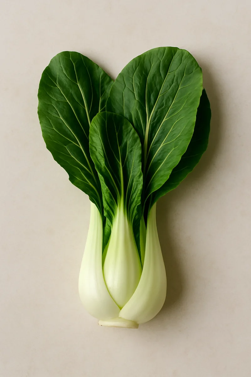 Paksoi (bok choy), Aziatische bladgroente met knapperige witte stelen en groene bladeren