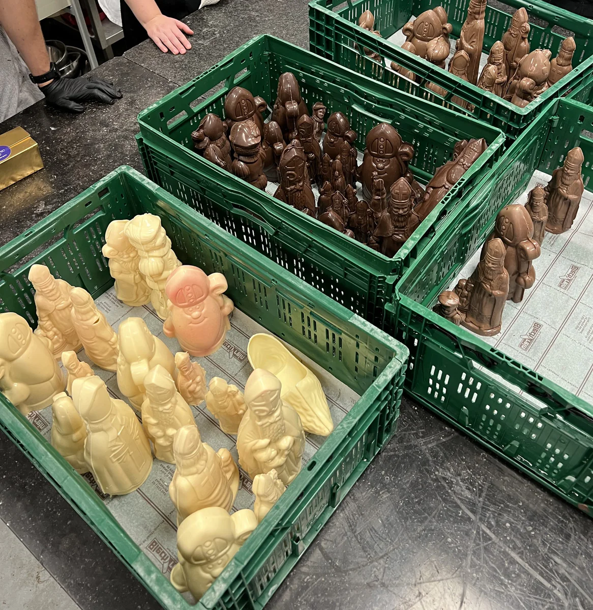 Saint Nicholas chocolate figures
