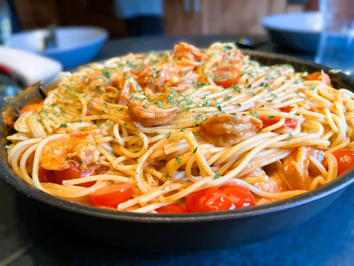 Gambas à la Mediterranea