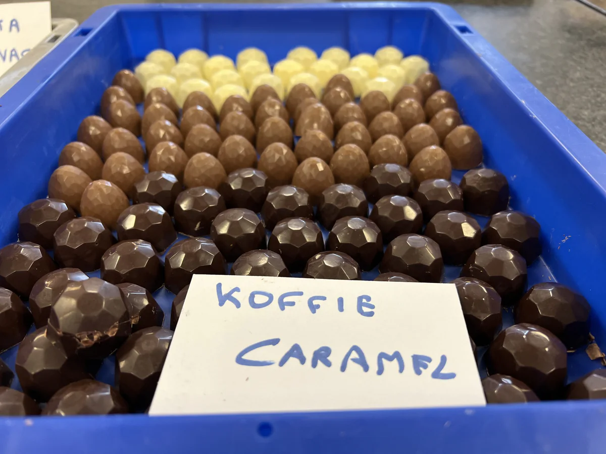 Kaffee-Karamell-Pralinen
