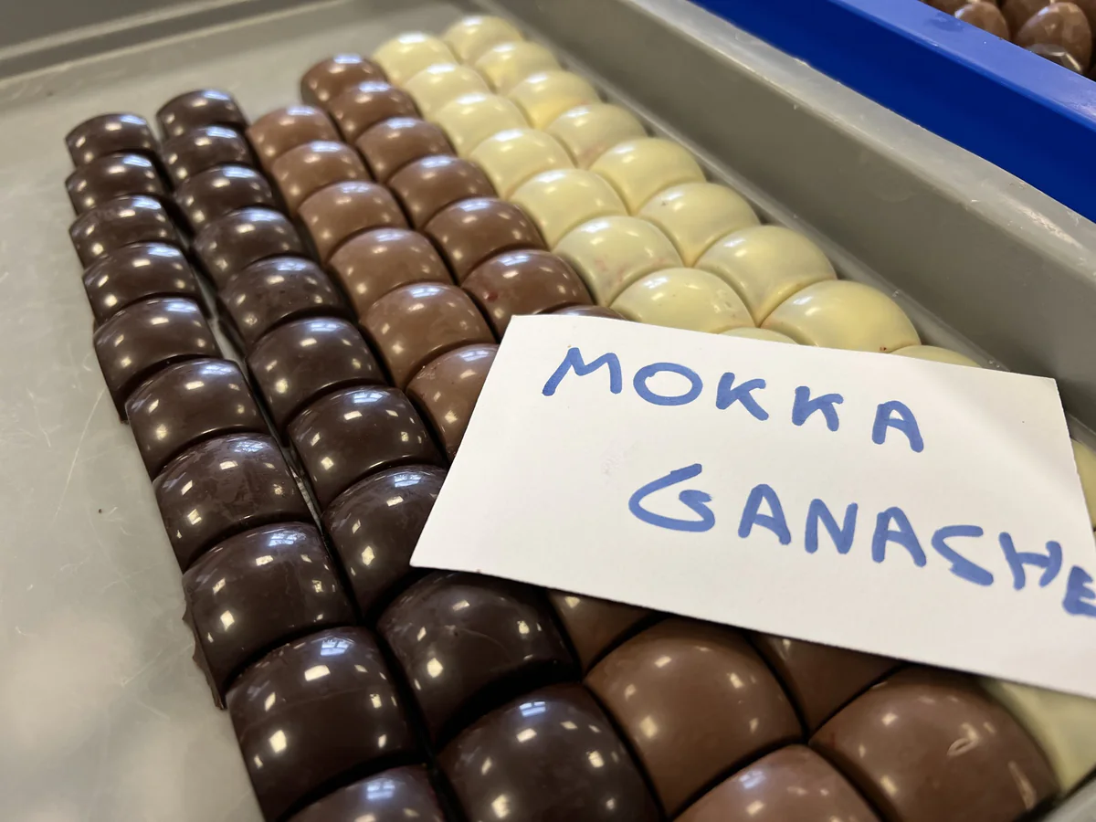 Pralinen mit Mokkaganache