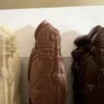 Saint Nicholas figures in chocolate
