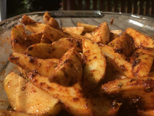 geroosterde aardappelen