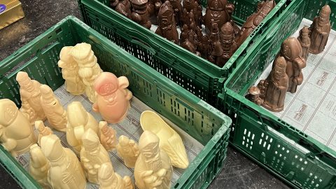 Schokoladen-Sinterklaas-Figuren