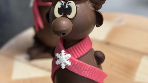 Schokoladenfigur Rudolf