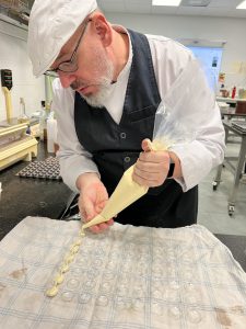 deksel witte kogel truffels spuiten