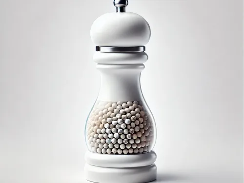 Ingredienten - Witte peper molen