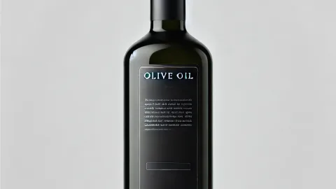 ingredienten - donkere fles olijfolie