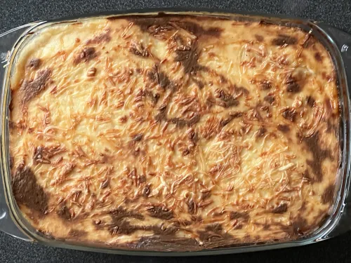 Hespenrolletjes met kaassaus gegratineerd