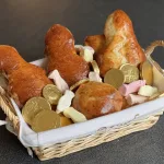 Klaaskoeken in mand