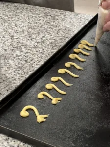 Nek van het zwaantje spuiten