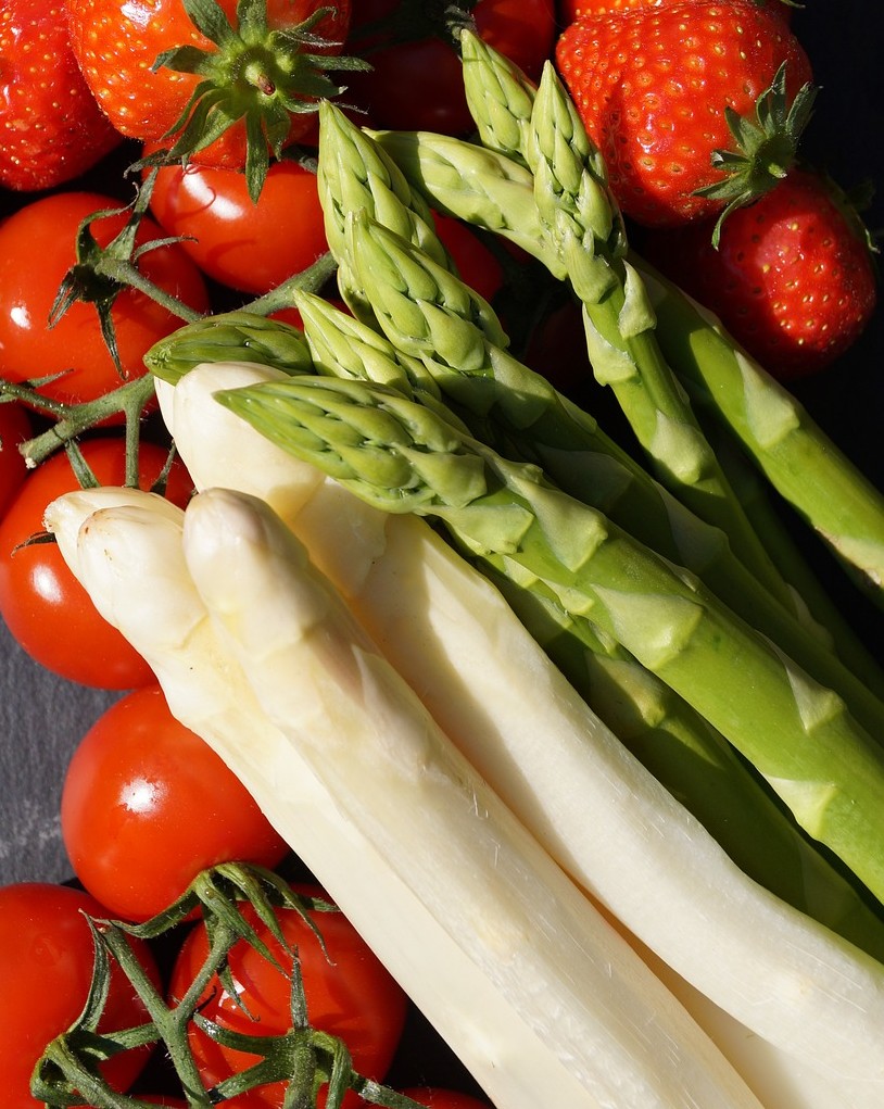 Asperges, groene en witte