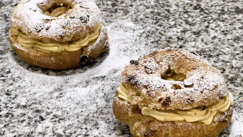 Paris-Brest - afgewerkt met rafti-snow