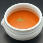 Paprikasoep met gegrilde paprika