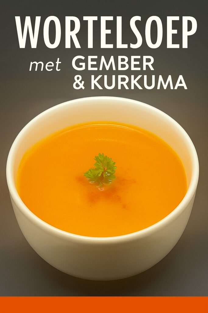 Wortelsoep met gember & kurkuma